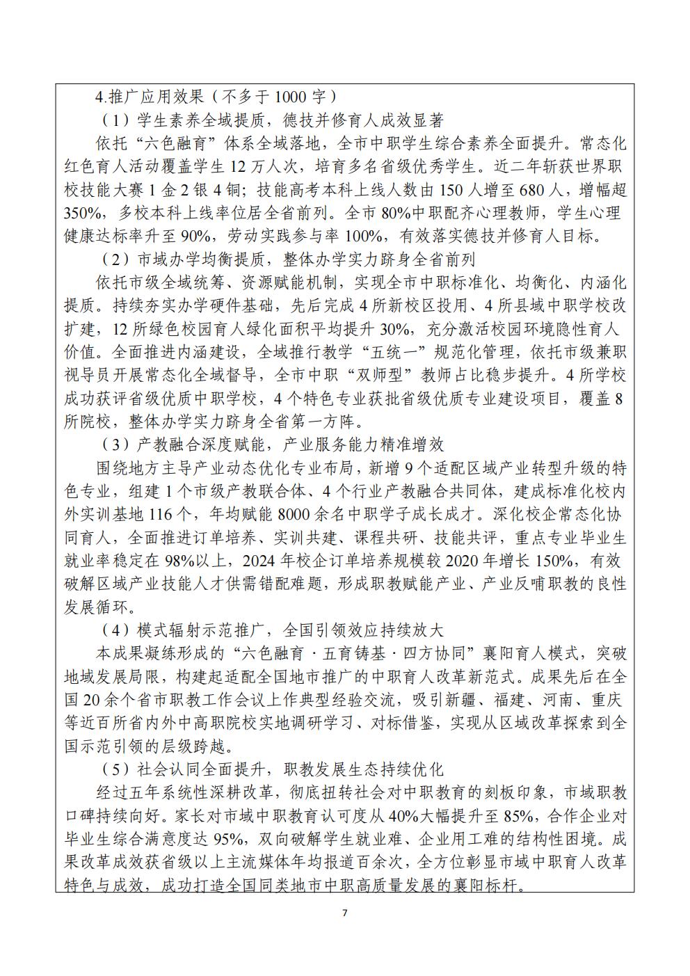 推动中等职业教育高质量发展模式创新与实践——申报书(图7)