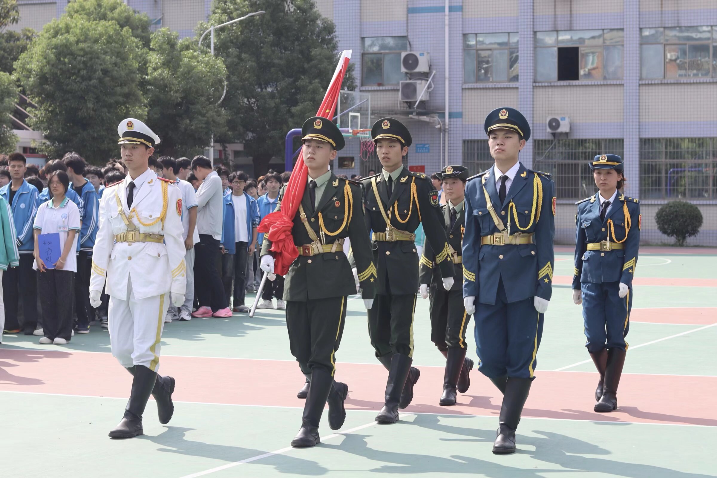 QQ图片20260915194933(7).jpeg 我校开展2026-2027学年新学期升旗仪式(图1)